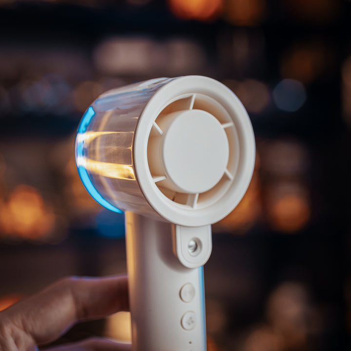 izzCool 20 (White) - Handheld Air Conditioner Fan (2,000mAh)