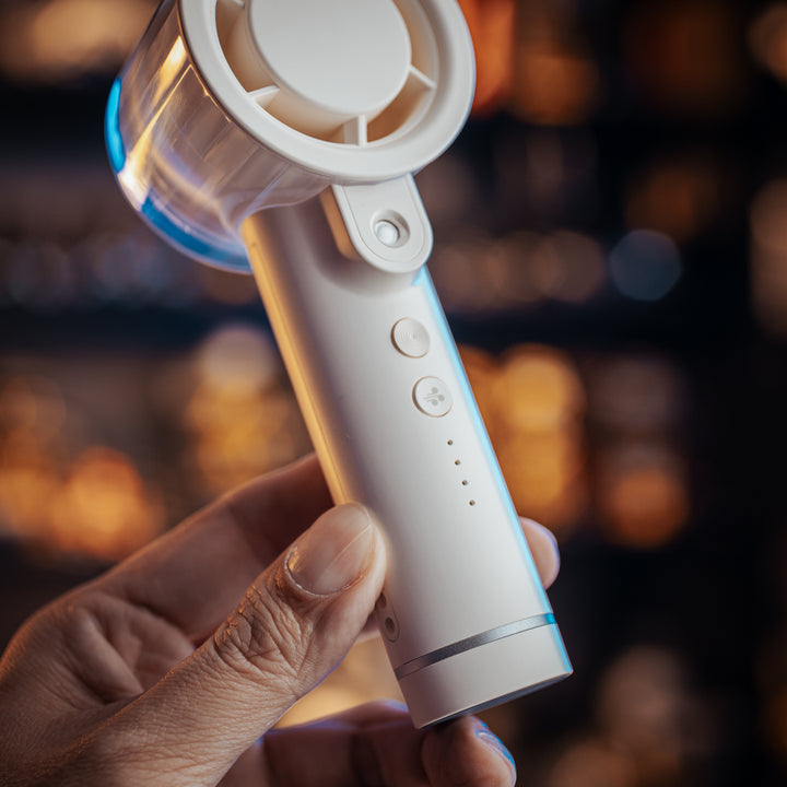 izzCool 20 (White) - Handheld Air Conditioner Fan (2,000mAh)