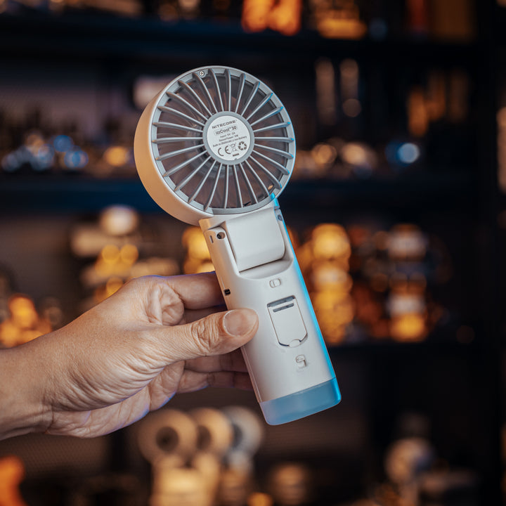 izzCool 30 (White) - Foldable Air Conditioner Fan (3,500mAh)