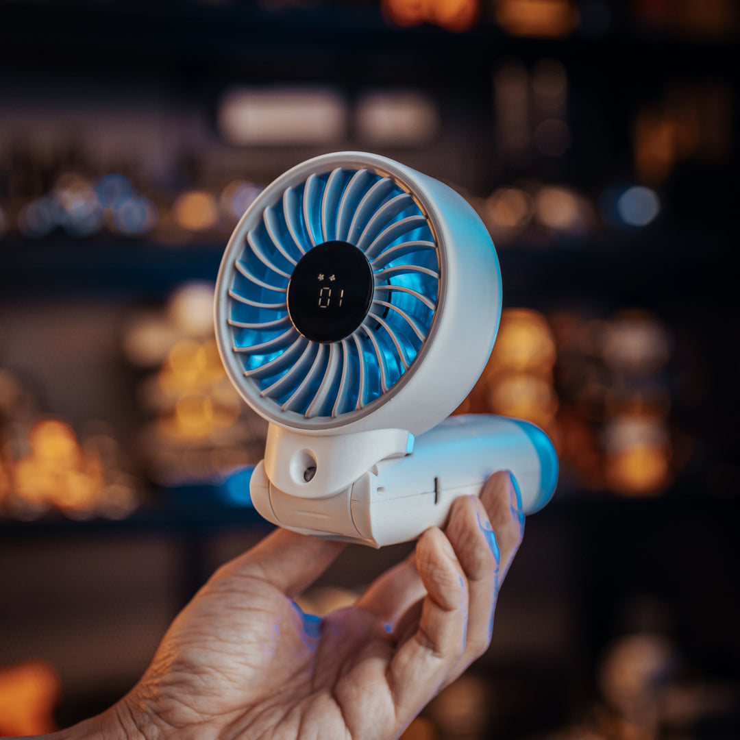 izzCool 30 (White) - Foldable Air Conditioner Fan (3,500mAh)