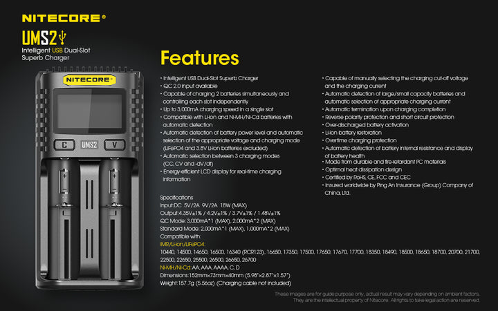 UMS2 Charger - 3A