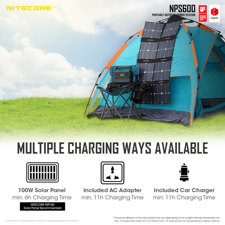 NPS600 (594Wh) Portable Power Station