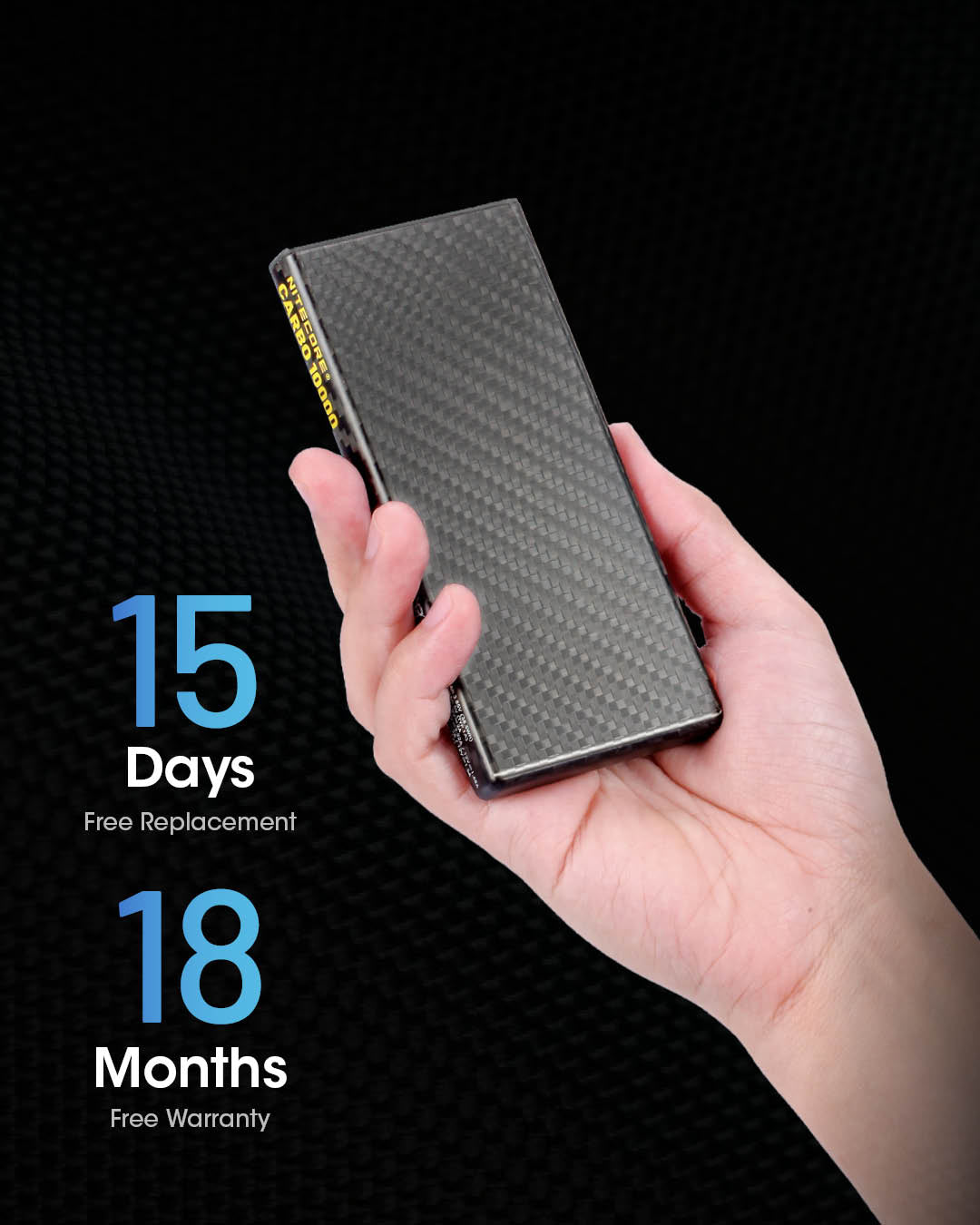 CARBO 10000 Carbon Fiber Energy Brick (10,000mAh 3A)