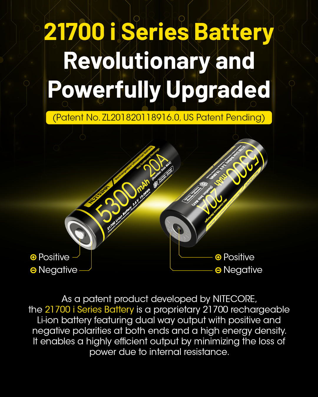 NL2153HPi (21700 - 5300mAh - 20A)