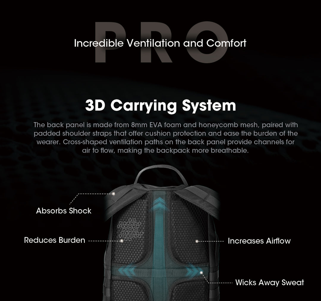 BP23 PRO Backpack - 23L Capacity