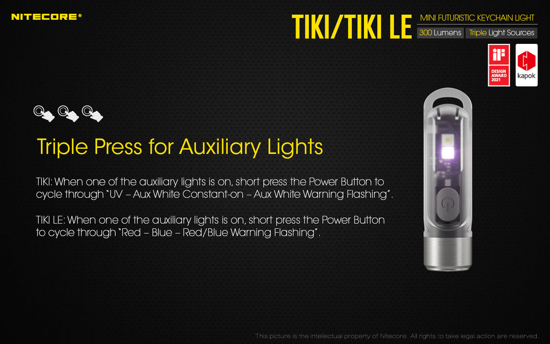 TIKI - 300 lumens