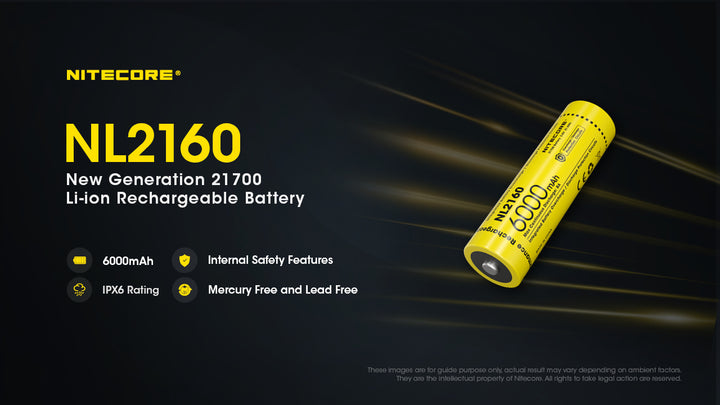 NL2160 (21700 - 6000mAh - 8A)