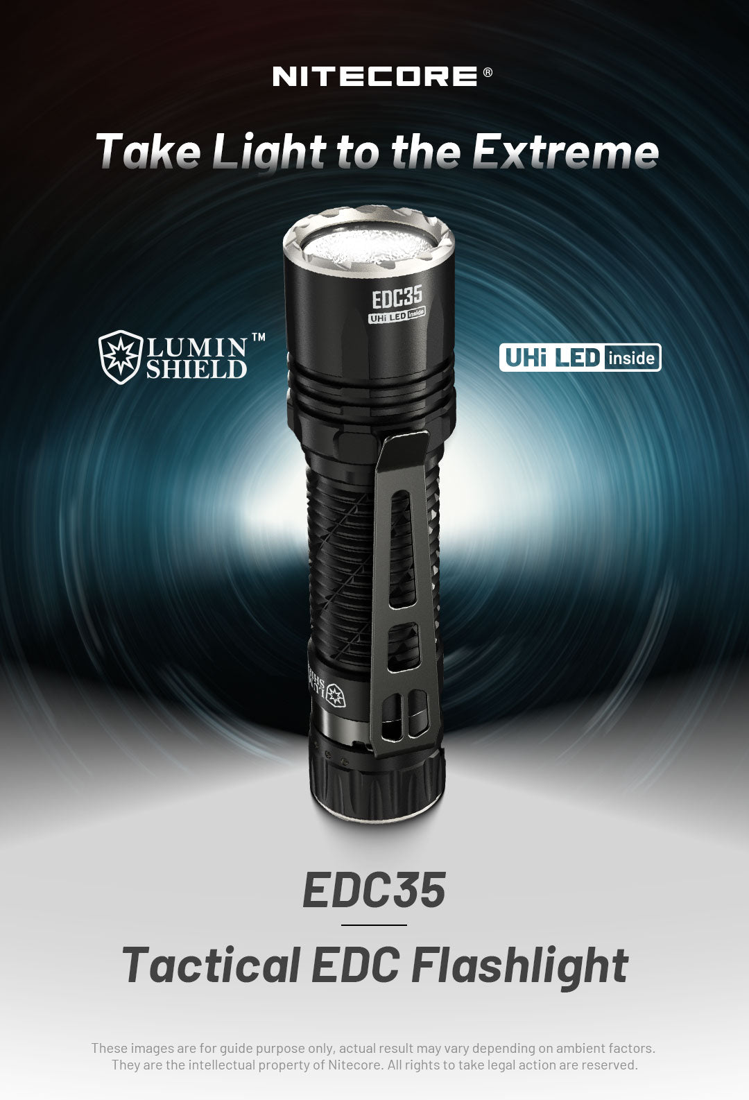 EDC35 - 5000 lumens (Bundle)