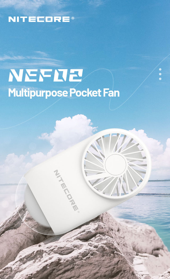 NEF02 - Personal LED Fan (1,200mAh)