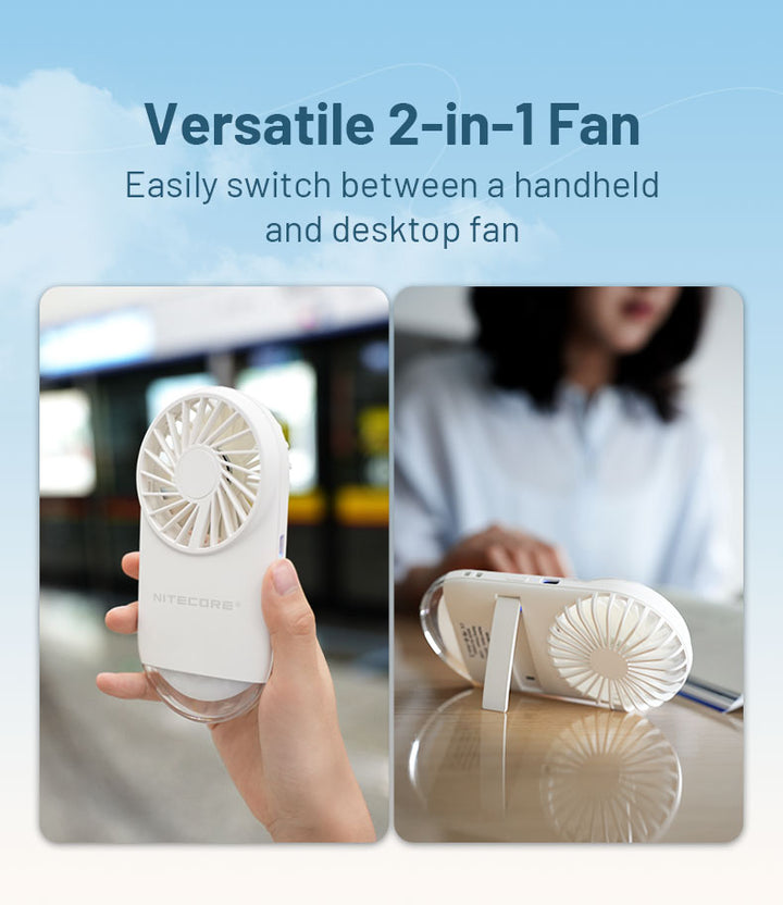 NEF02 - Personal LED Fan (1,200mAh)