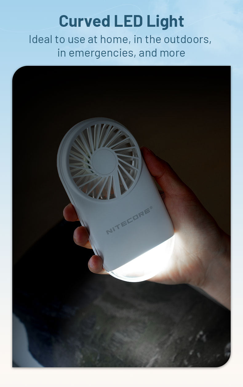 NEF02 - Personal LED Fan (1,200mAh)