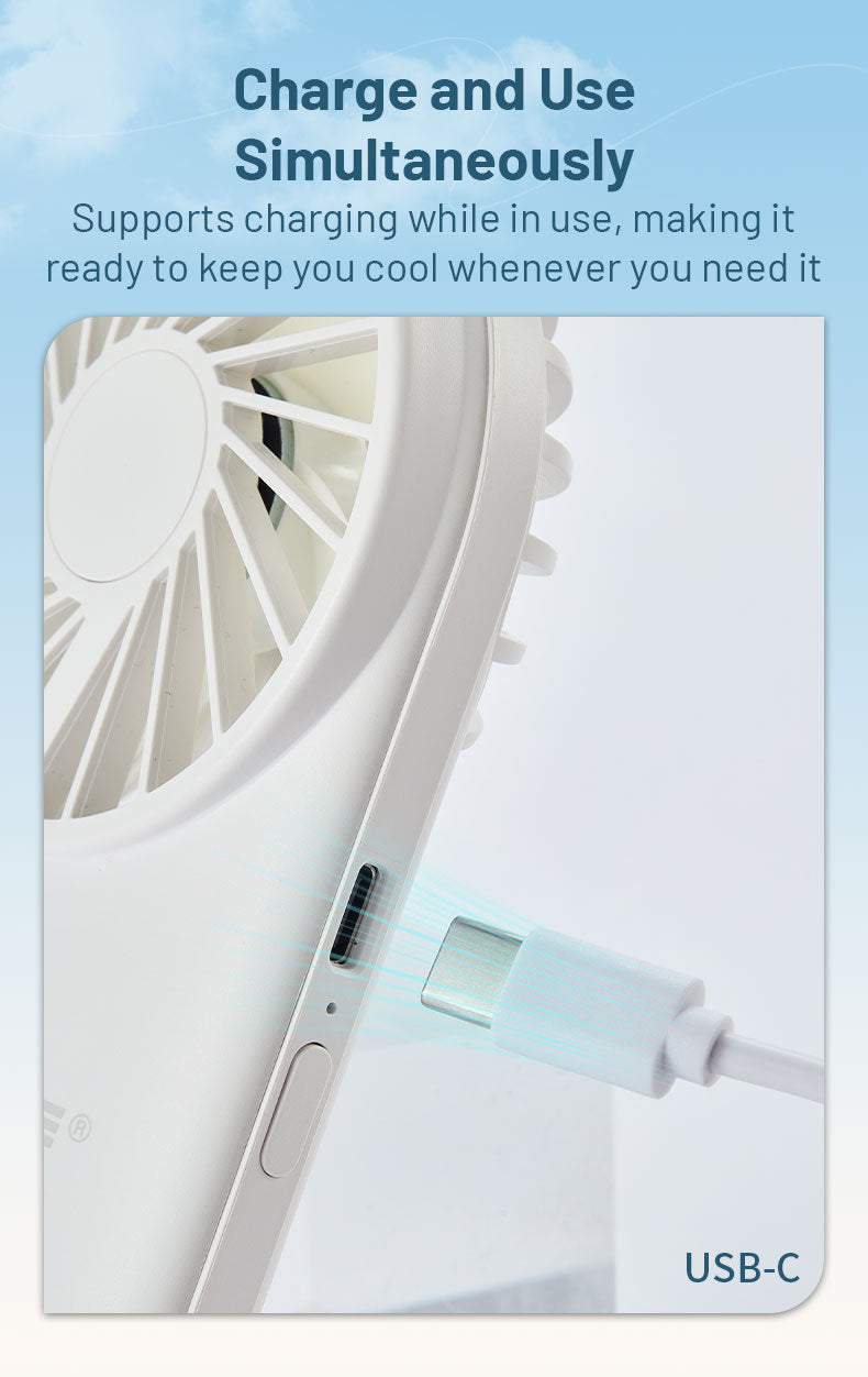 NEF02 - Personal LED Fan (1,200mAh)