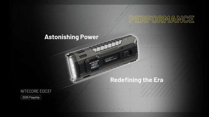 EDC37 - 8000 lumens
