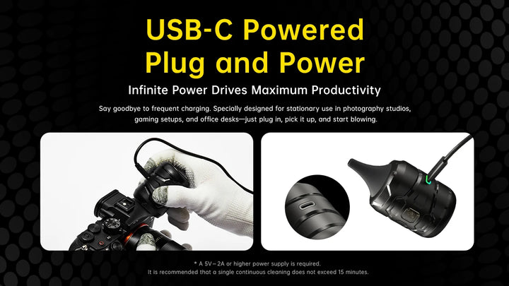 BB nano wired - Portable Versatile Electronic Blower - Nitecore Singapore