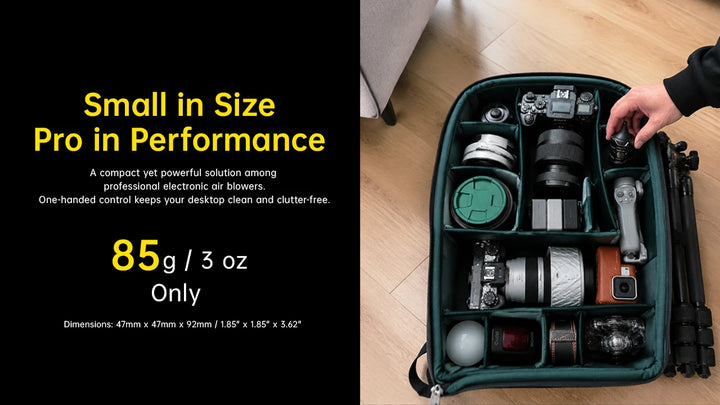 BB nano wired - Portable Versatile Electronic Blower - Nitecore Singapore