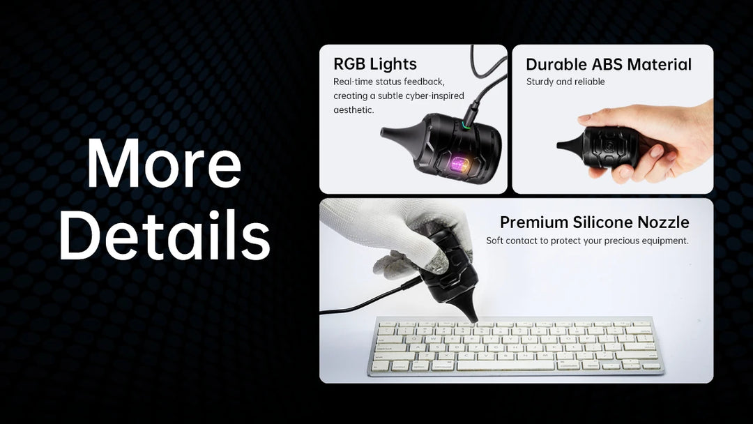BB nano wired - Portable Versatile Electronic Blower - Nitecore Singapore