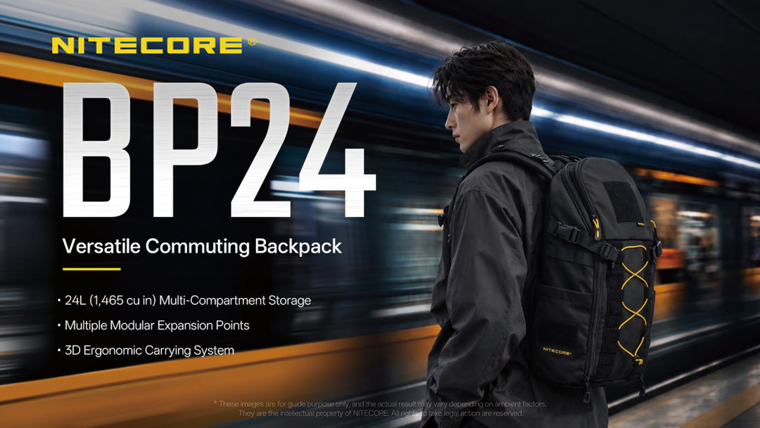 Nitecore BP24 Versatile Commuting Backpack - title banner - Nitecore Singapore