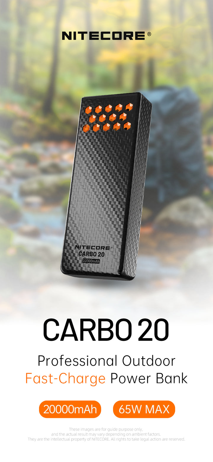 CARBO 20000 GEN2 (20,000mAh 3A 65w)