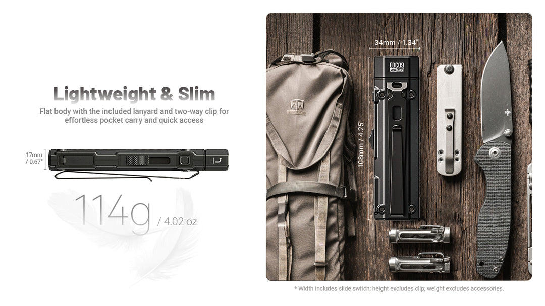 EDC09 - 1600 lumens (L-Angle)