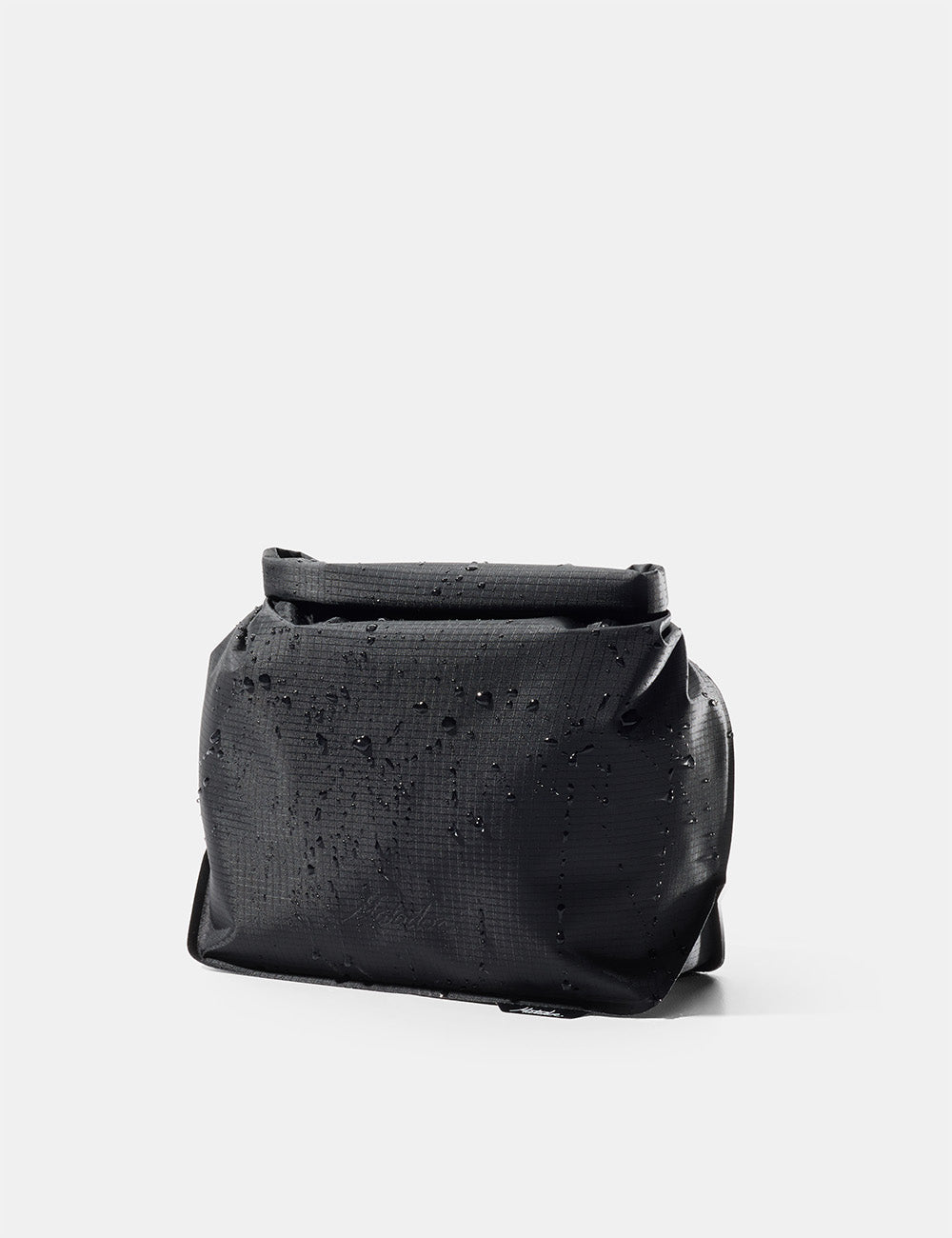 Matador FlatPak Waterproof Toiletry Case (V2) in Black - black toiletry case on a white background