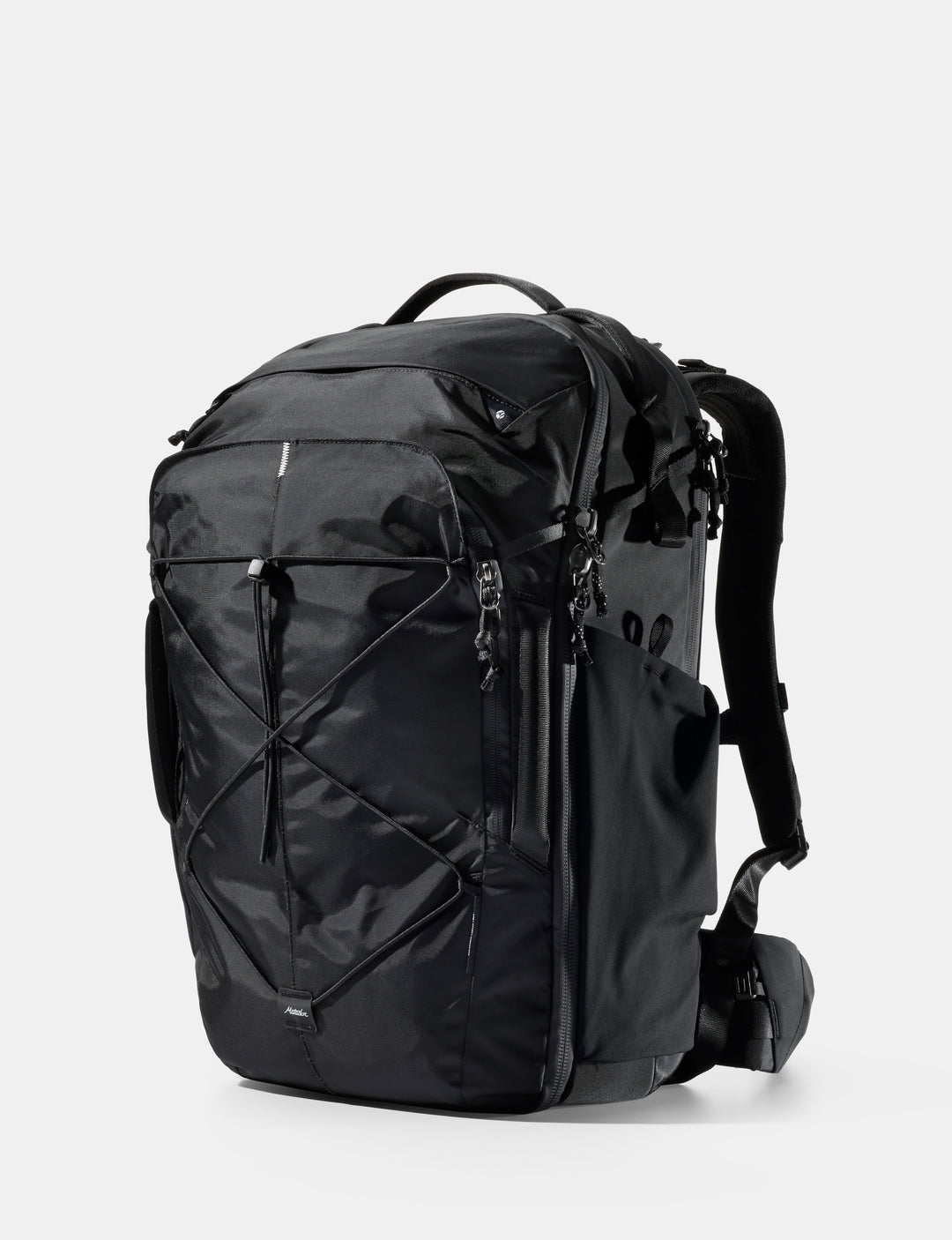 Matador 35L Global Travel Pack in Black - black backpack on a light gray background