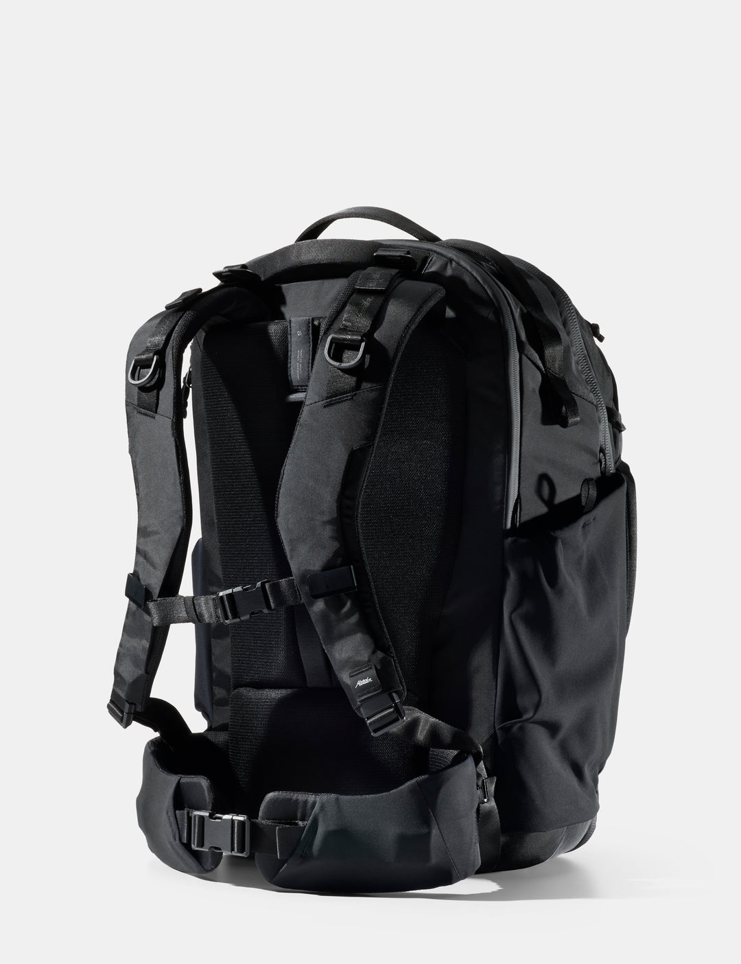 Matador 35L Global Travel Pack in Black - black backpack on a light gray background