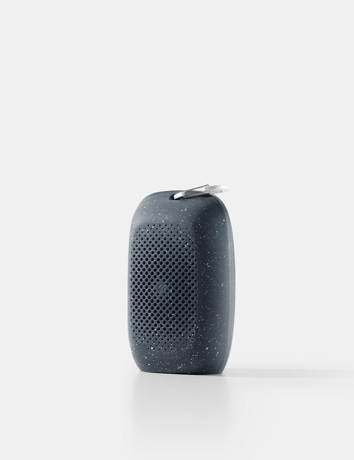 Matador NanoDry Towel - Large 132 x 60cm in Black Granite - silicone nanodry towel case on white background