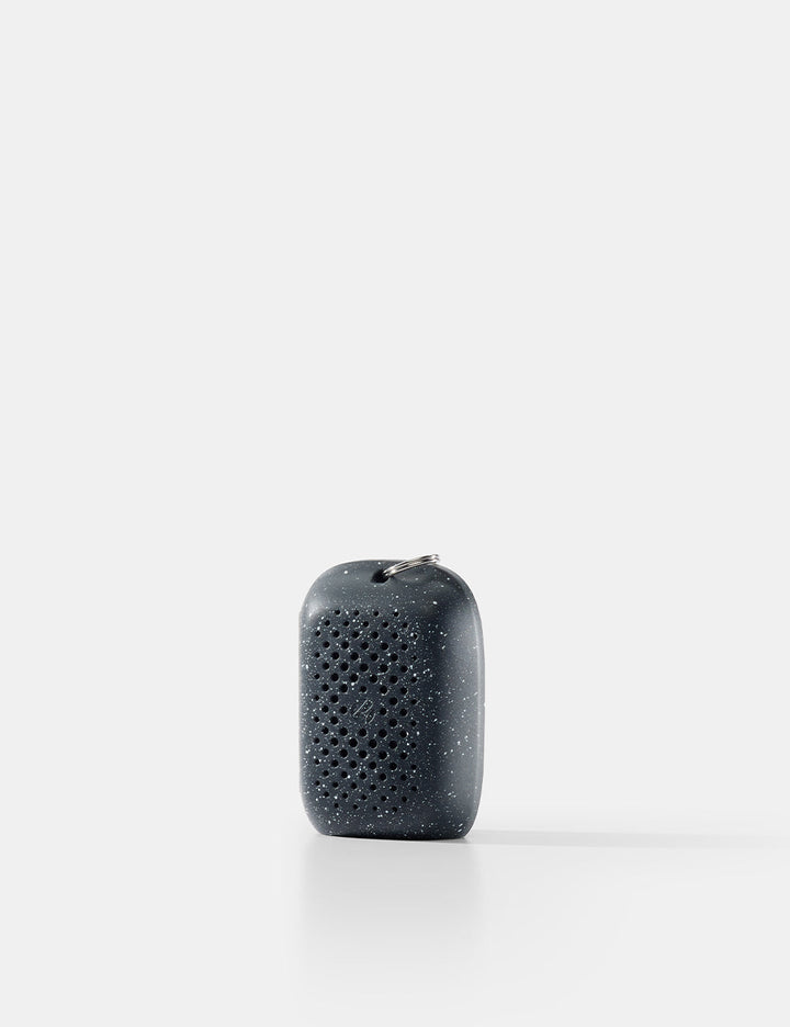 Matador NanoDry Towel - Small 39 x 39cm in Black Granite - granite silicone nanodry case on white background