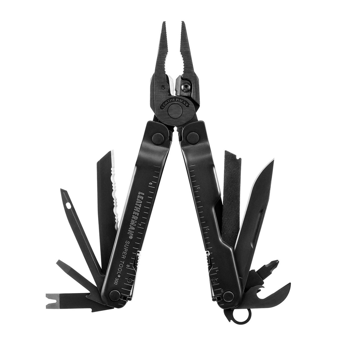 Leatherman Super Tool 300M - Black, tools fanned open - Nitecore Singapore