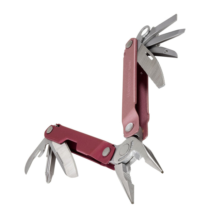 Leatherman Bond - Heathered Cranberry, tools deployed - Nitecore Singapore