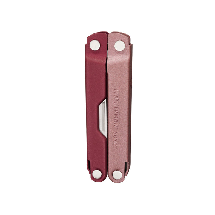Leatherman Bond - Heathered Cranberry, closed front - Nitecore Singapore