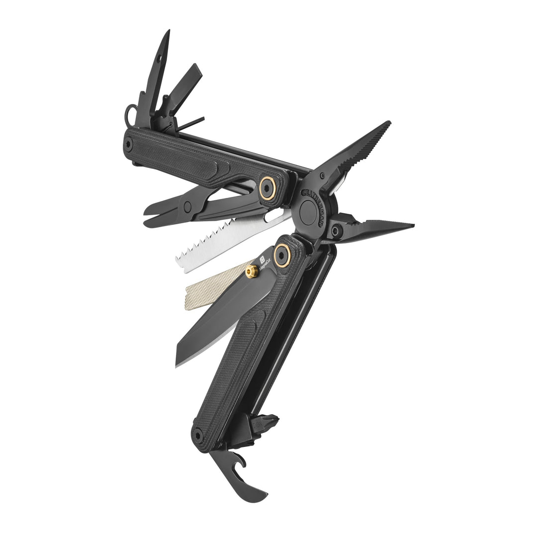 Leatherman Wave Alpha - Obsidian, tools fanned open - Nitecore Singapore