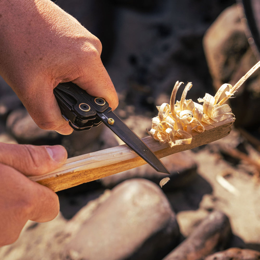 Leatherman Wave Alpha - Obsidian carving feather sticks - Nitecore Singapore