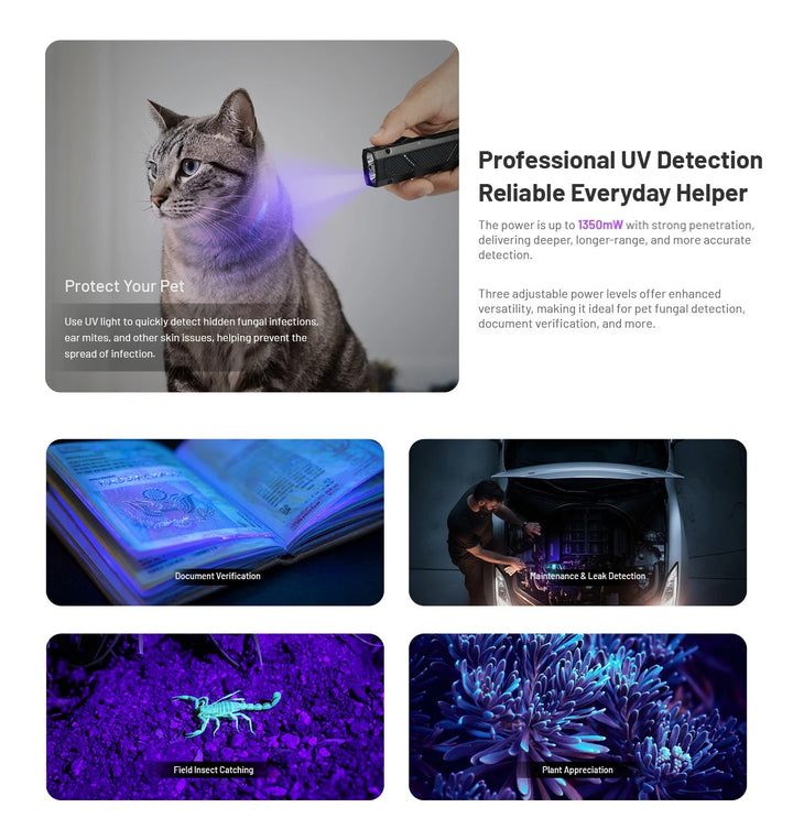 EDC17 - 1500 lumens (UV+Green Laser)