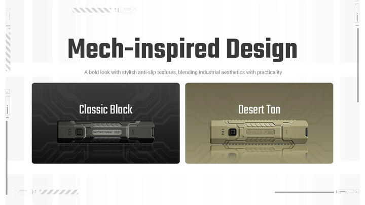 EDC07 (Black) - 1500 lumens