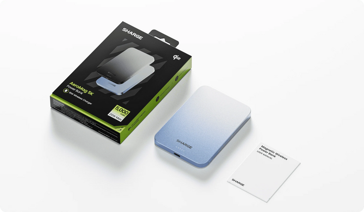 Sharge AeroMag 5,000mAh / 10,000mAh (Black 20W)