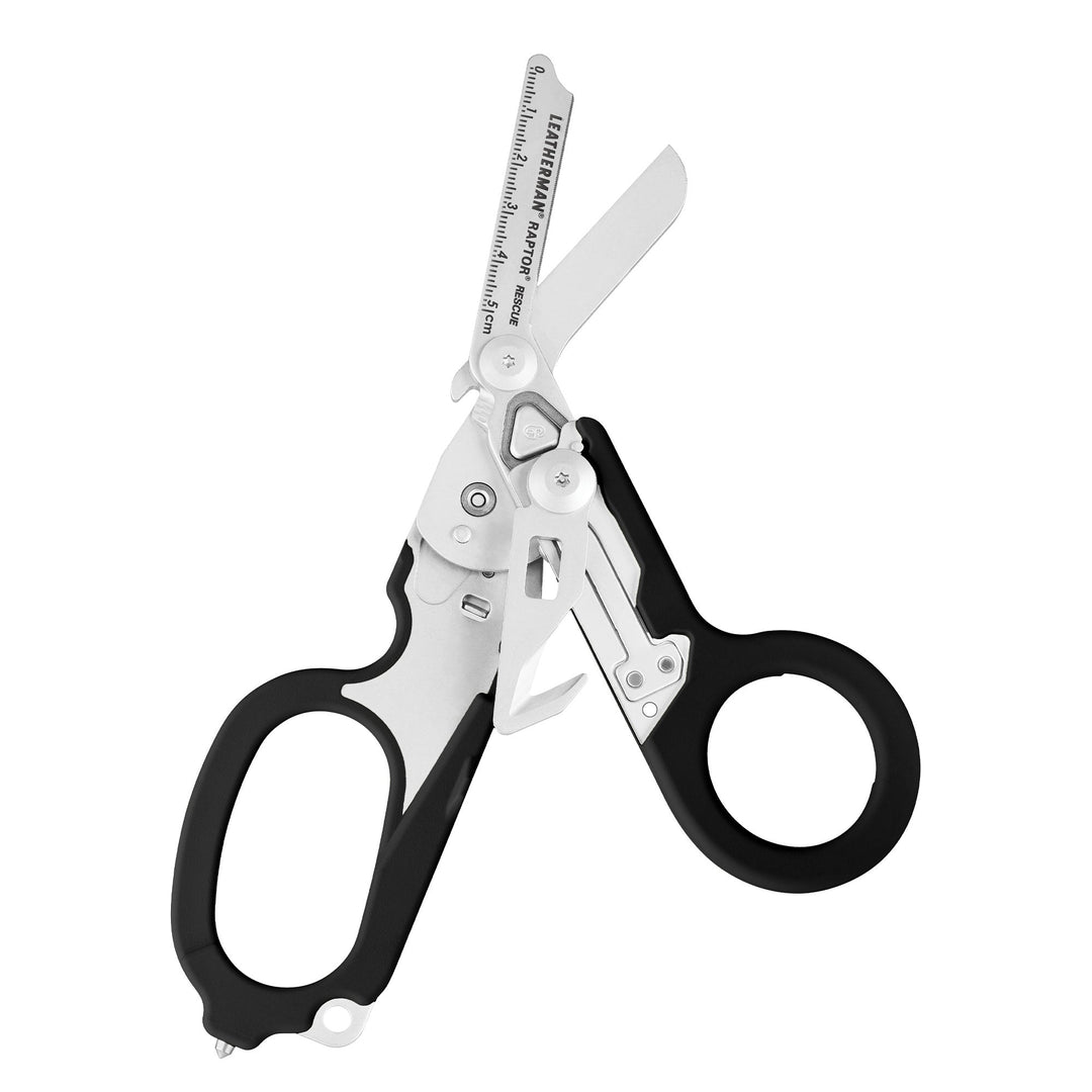 Leatherman Raptor Rescue - Black, shears open - Nitecore Singapore