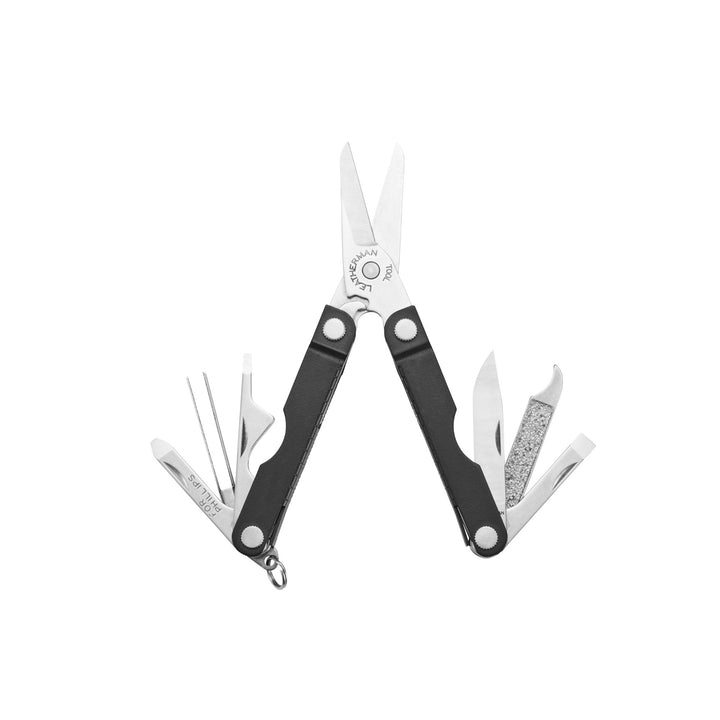 Leatherman Micra - Jet Black, tools fanned open - Nitecore Singapore