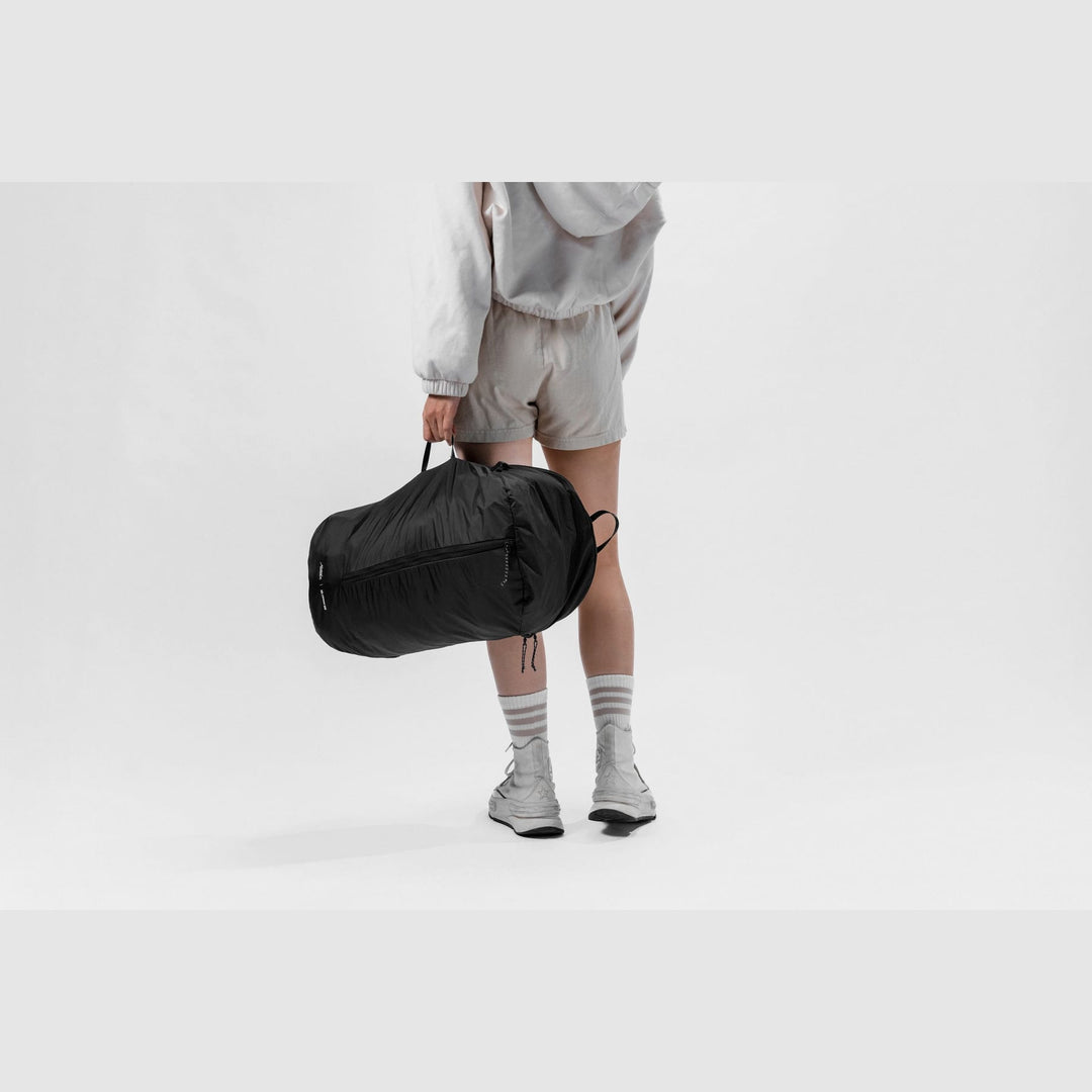 Packable Laundry Bag in use