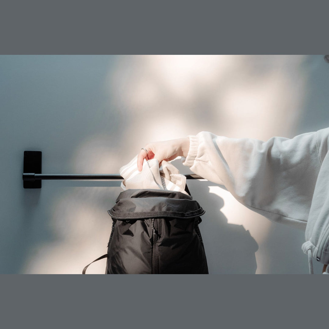 Packable Laundry Bag in use