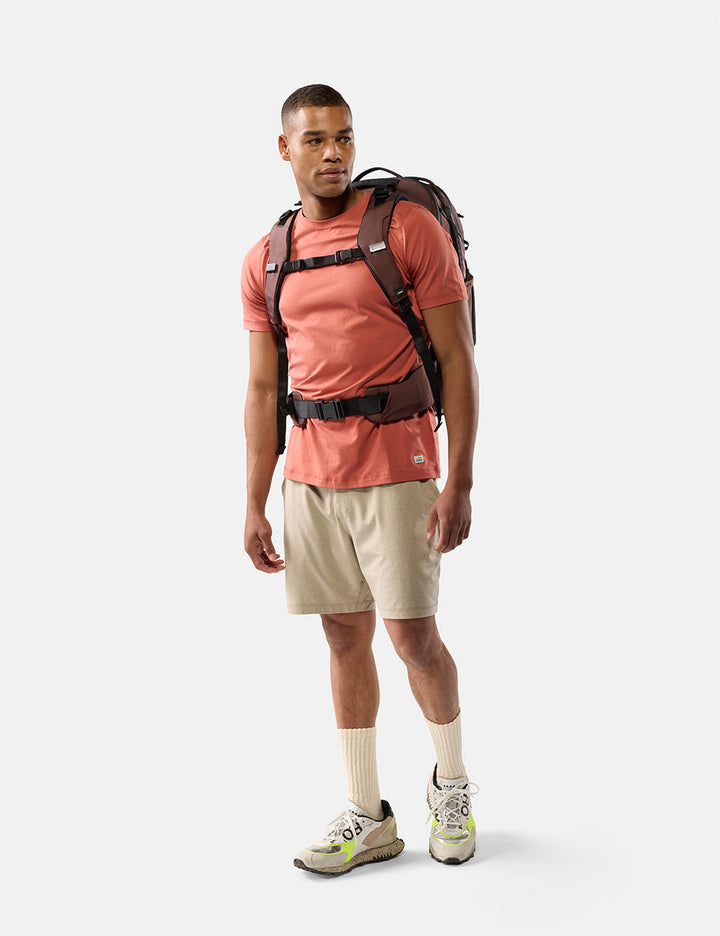 Matador 45L Global Travel Pack in Garnet - on-model video