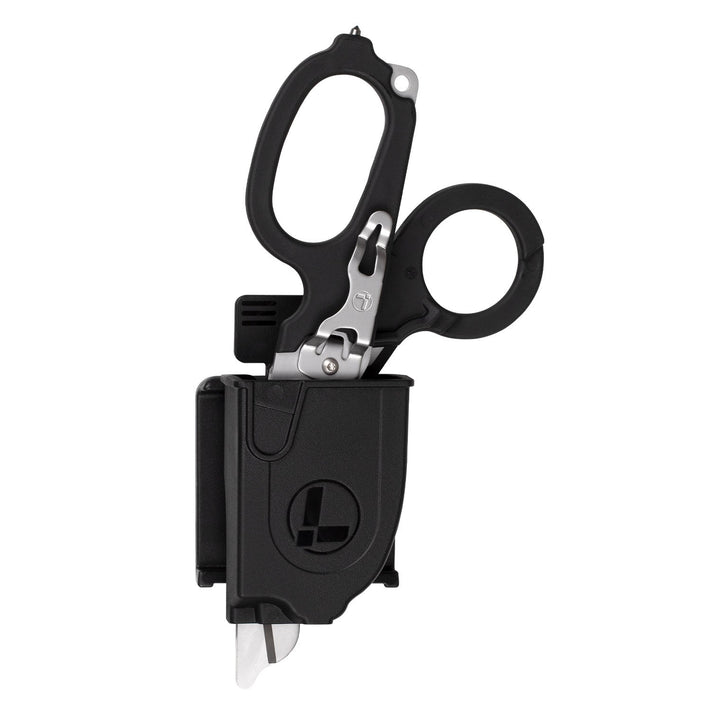Leatherman Raptor Holster - belt version with shears inserted - Nitecore Singapore