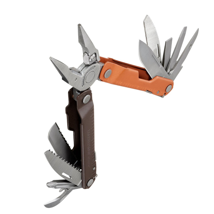 Leatherman Rebar - Burnt Sienna, tools deployed - Nitecore Singapore