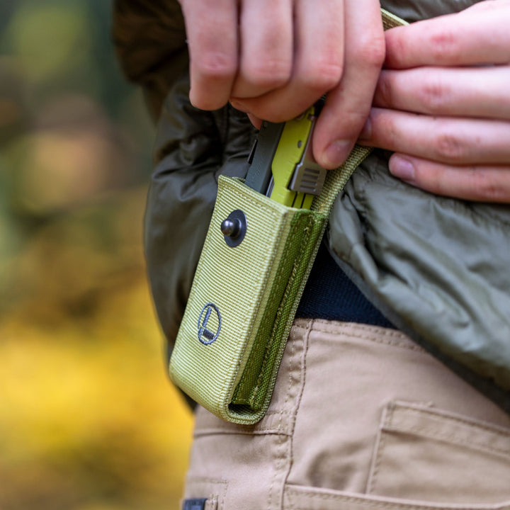 Leatherman Rebar - nylon belt sheath on site trousers - Nitecore Singapore