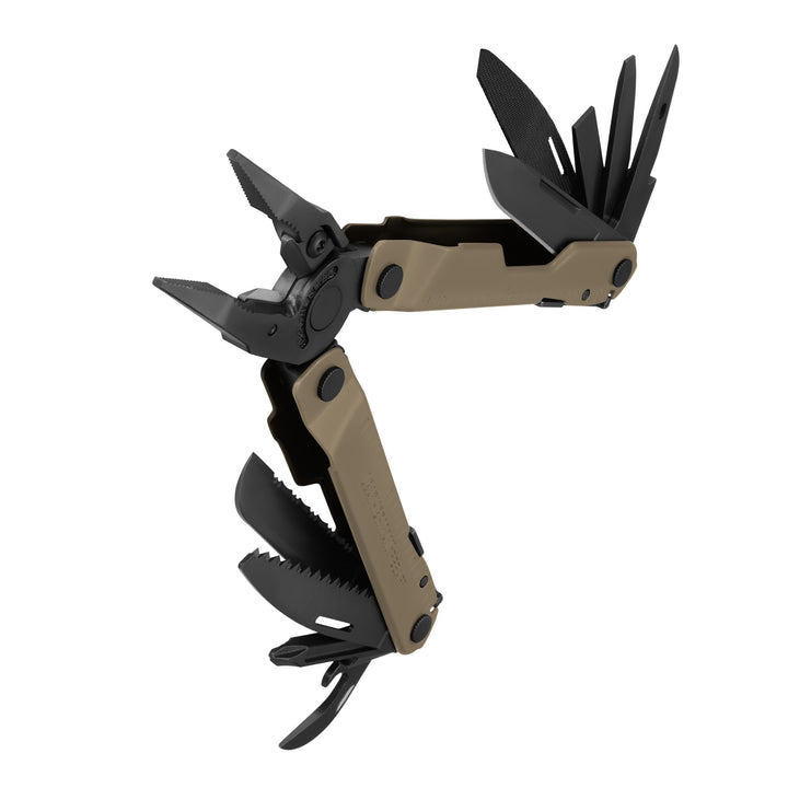 Leatherman Rebar - Coyote Tan, tools deployed - Nitecore Singapore