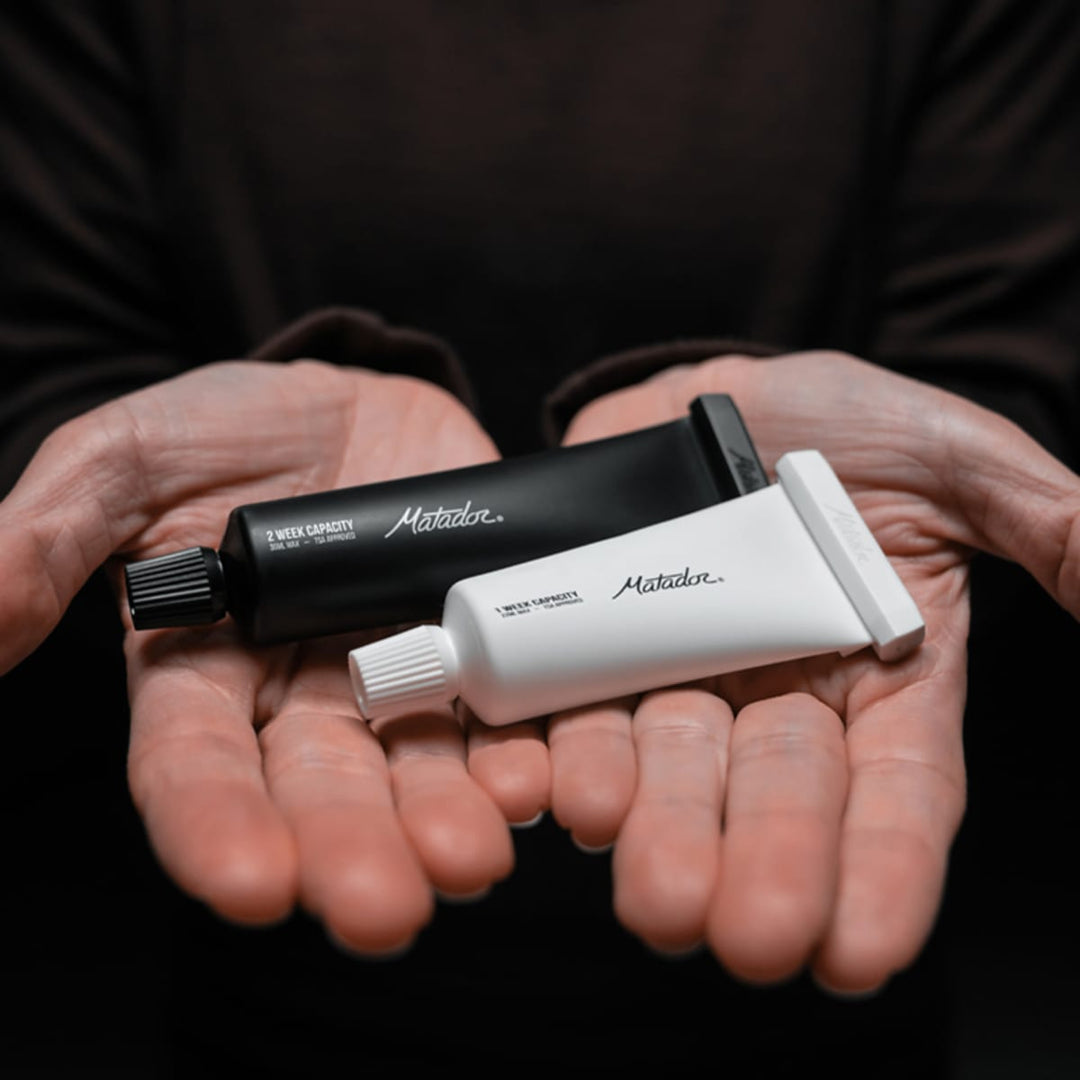 Refillable Toothpaste Tubes in use