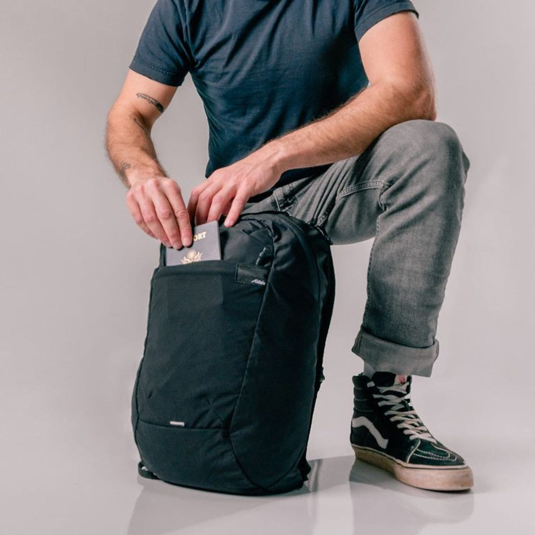 ReFraction Packable Backpack 16L in use
