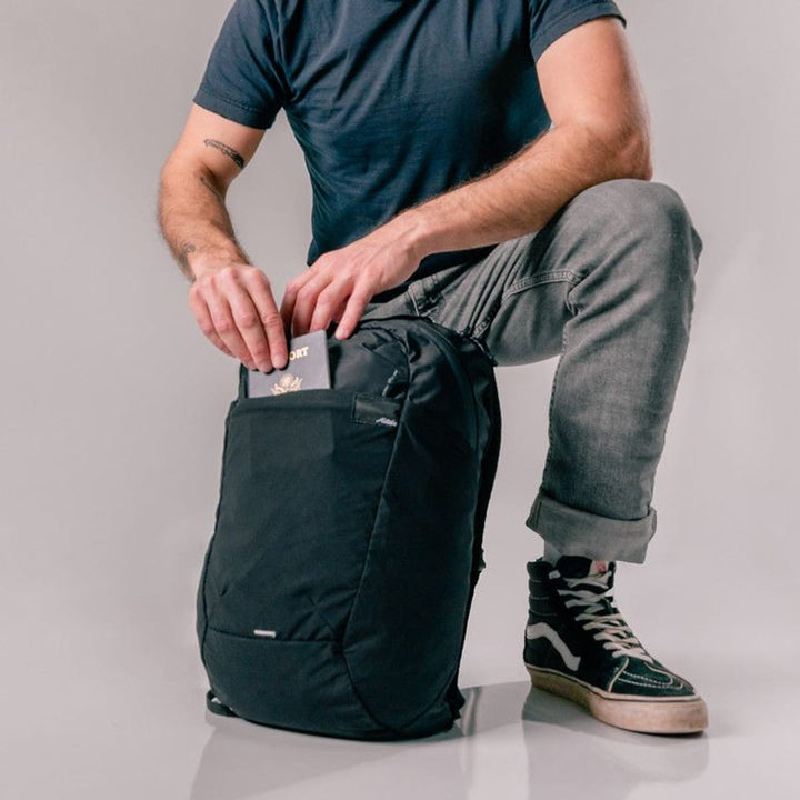 ReFraction Packable Backpack 16L in use