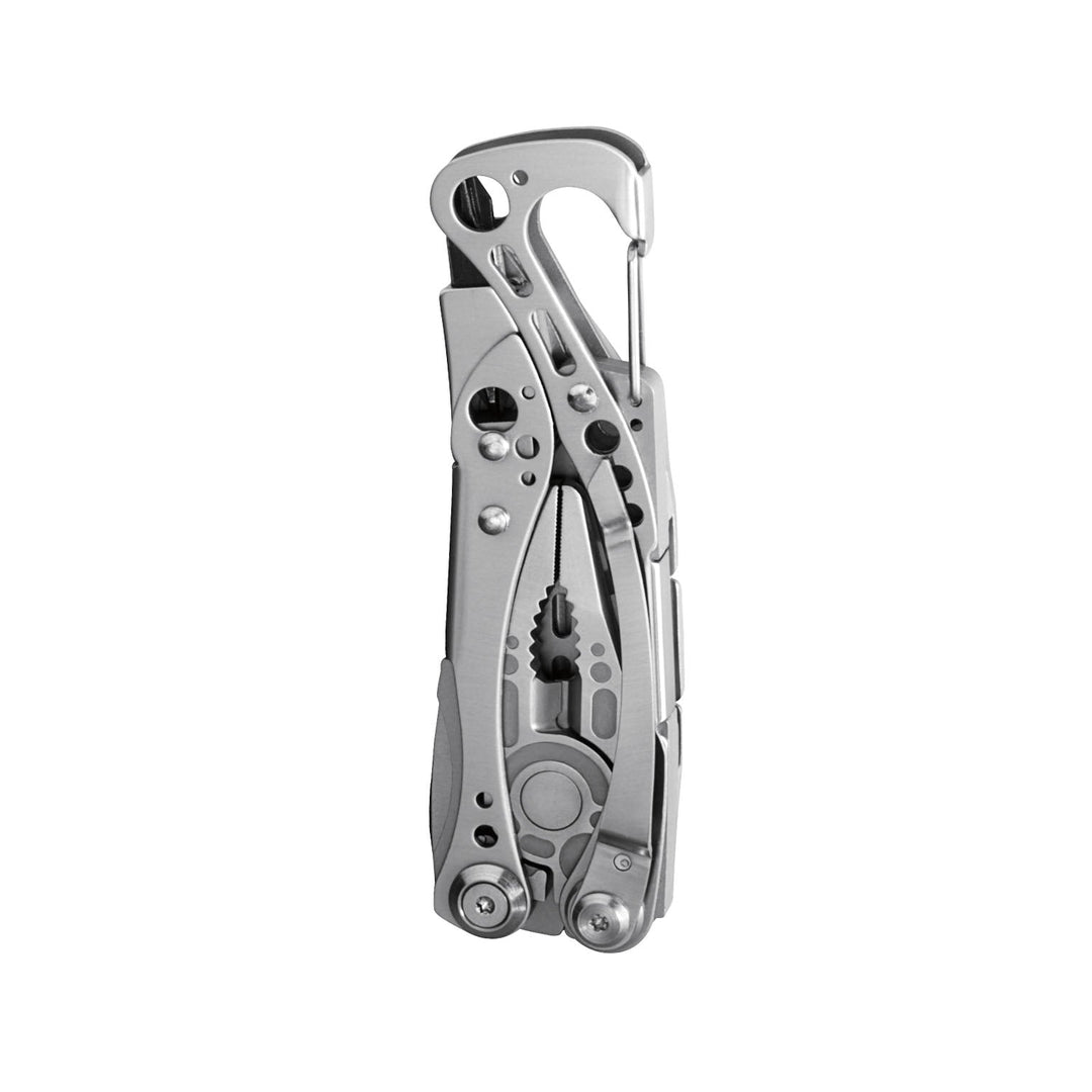 Leatherman Skeletool - closed with pocket clip, stainless steel - Nitecore Singapore