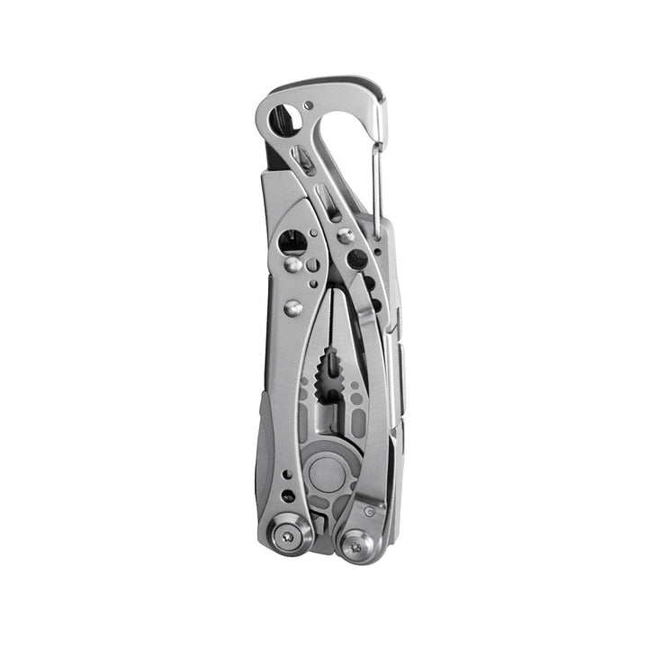 Leatherman Skeletool - closed with pocket clip, stainless steel - Nitecore Singapore